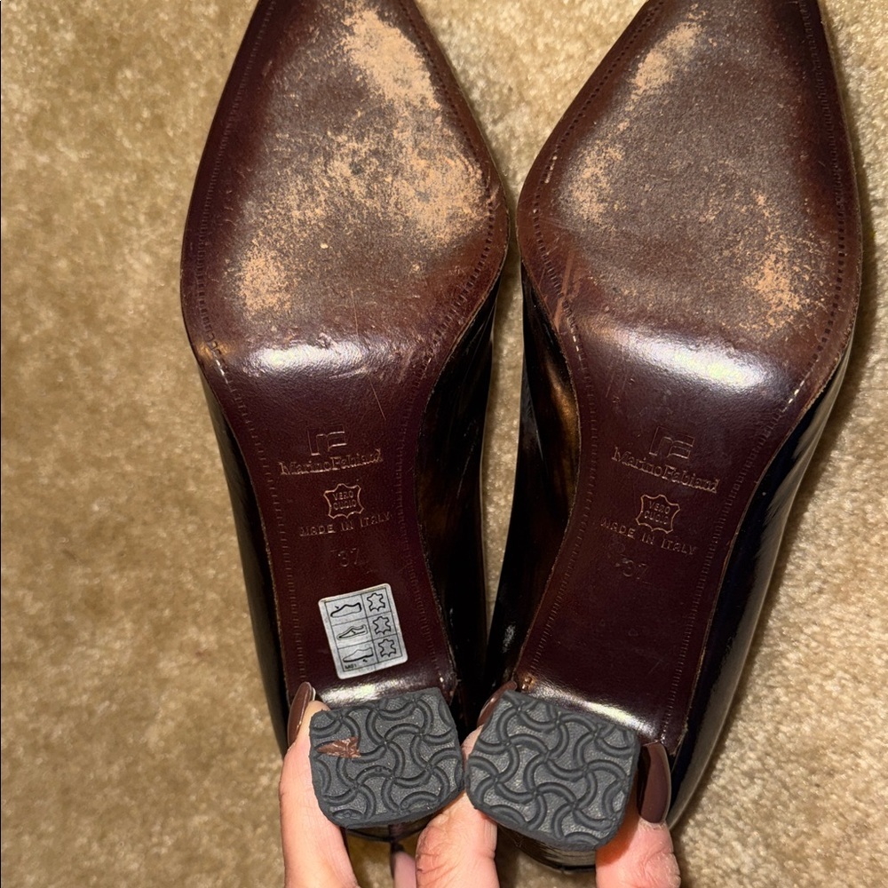 Marino Fabiani - made in Italy - Women's Brown Heels​ - size 7 - Picture 6 of 9